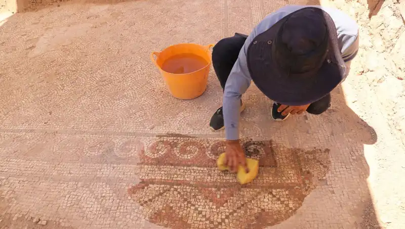 Mardin'de 1500 Yıllık Mozaik Keşfi: Sanat Eserinin Sırları Ortaya Çıkıyor