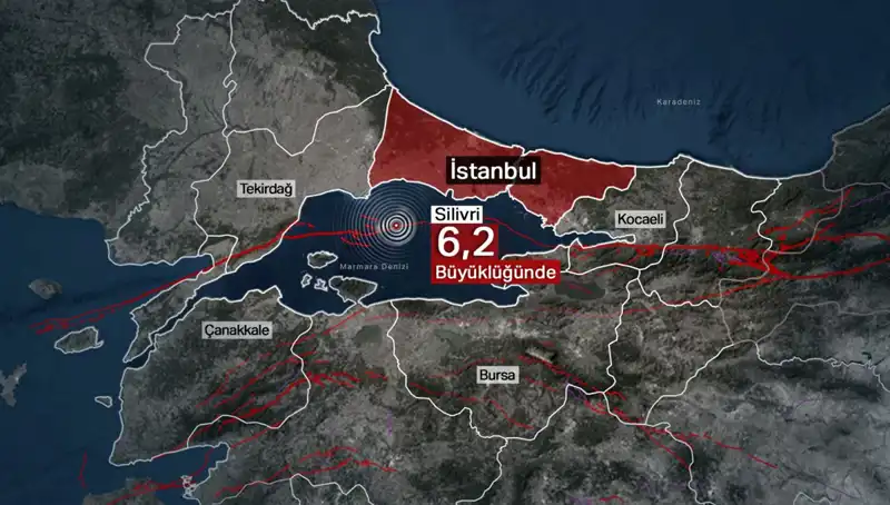 İstanbul'da 6,2 Büyüklüğünde Deprem: Şehir Sarsıldı, Paniğe Neden Oldu!