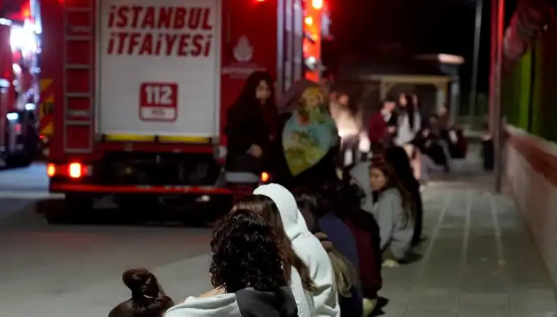 Dev Kız Öğrenci Yurdunda Yangın: Öğrenciler Panic İçinde Kurtarıldı