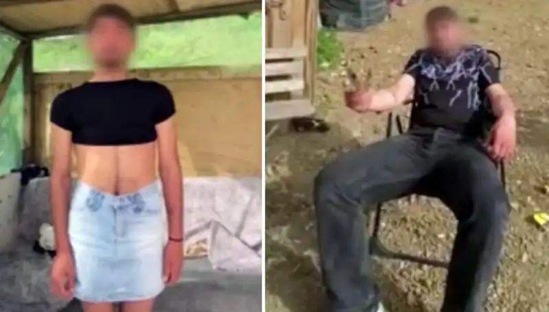 Hırsızları Tutsak Eden Vatandaşlar, Kadın Kıyafetiyle Fiziksel Ceza Verdi!