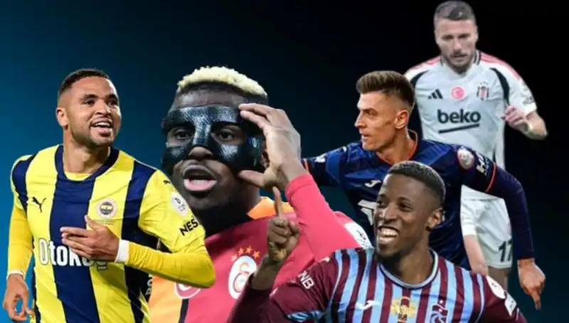 Süper Lig'de Gol Krallığı Yarışı: Osimhen, Banza ve En-Nesyri Rekabeti